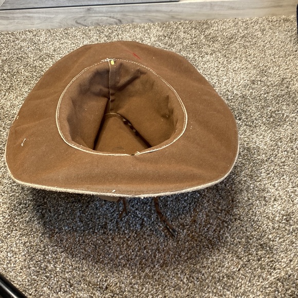 Kodiak Sueded Leather Hat Indiana Jones Western Outdoor - Picture 7 of 8